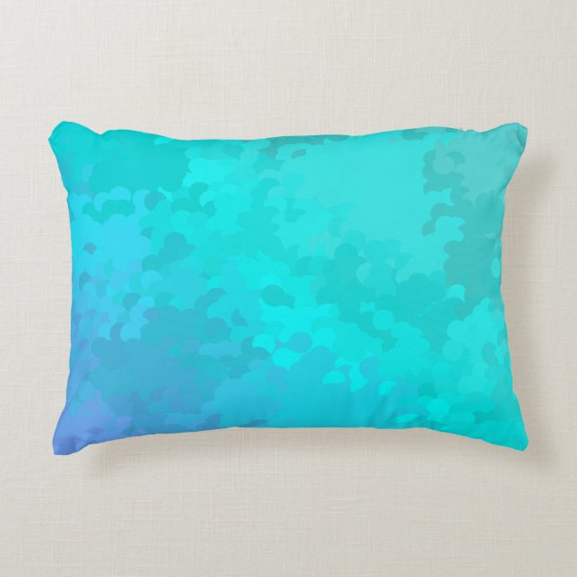 Almofada Decorativa Aqua Ombre (Frente)