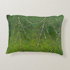 Almofada Decorativa Aranha-Aranha com Placas de Abstrato