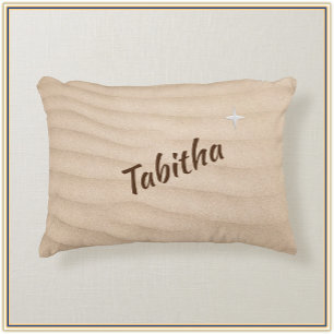 Almofada Decorativa Areia e Estrela Personalizadas