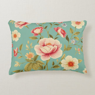 Almofada Decorativa Art Nouveau Floral - Vida ao vivo no florescimento