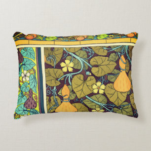 Almofada Decorativa Art nouveau impressão de gourd floral