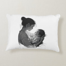 Almofada Decorativa Arte de mãe e bebê