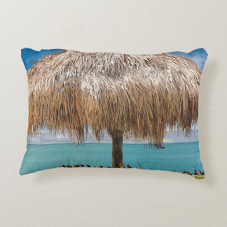 Almofada Decorativa Arte de Parede de Cabana de Praia Tropical Decoraç