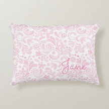 Arte Floral em Aquarela NAME rosa branco doce femi