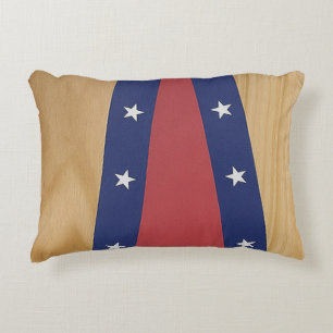 Almofada Decorativa Arte Inspirada na América Bandeiras, Jerseys e 4
