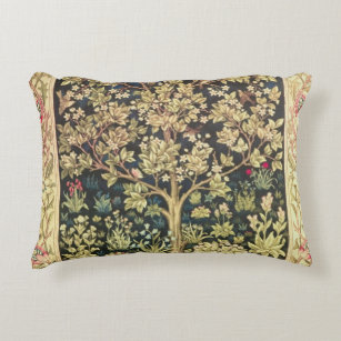 Almofada Decorativa Árvore de William Morris da arte floral do vintage