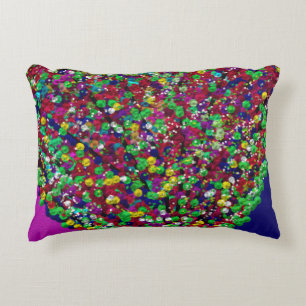 Almofada Decorativa Árvore Multicolorida Entre Mundos