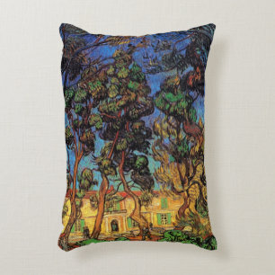 Almofada Decorativa Árvores de Van Gogh no Jardim, Hospital de São Pau