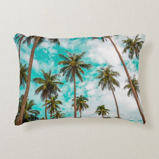 Almofada Decorativa Árvores tropicais (Frente)
