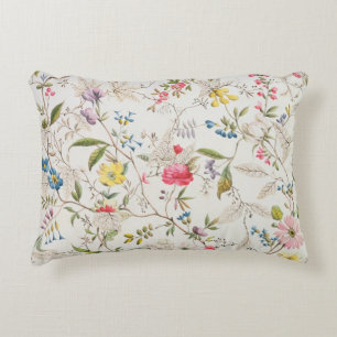 Almofada Decorativa As flores selvagens projetam para o material de