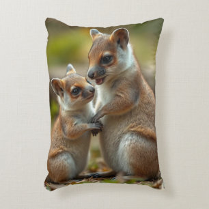 Almofada Decorativa As Lições De Vida Da Mamãe E Do Bebê Quokka,