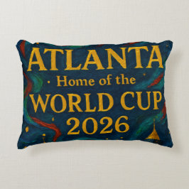 Almofada Decorativa Atlanta Football Elegant Artwork 2026 
