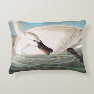 Almofada Decorativa Audubon: Cisne de trompetista