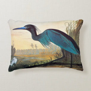 Almofada Decorativa Audubon: Garça-real de azul pequeno