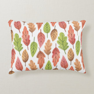 Almofada Decorativa Autumn Deixa Watercolor: Nature Pattern.