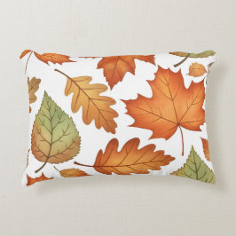 Almofada Decorativa Autumn Leaf Seamless Pattern