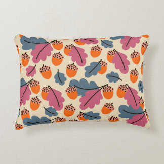 Almofada Decorativa Autumn Oak: Leaves e Acorns Pattern