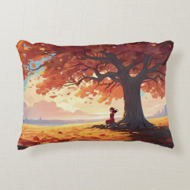Almofada Decorativa Autumn Tree Prayer Girl