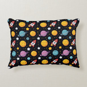 Almofada Decorativa Aventura Espacial Colorida
