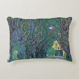 Almofada Decorativa Avenue no Parque Schloss Kammer de Gustav Klimt