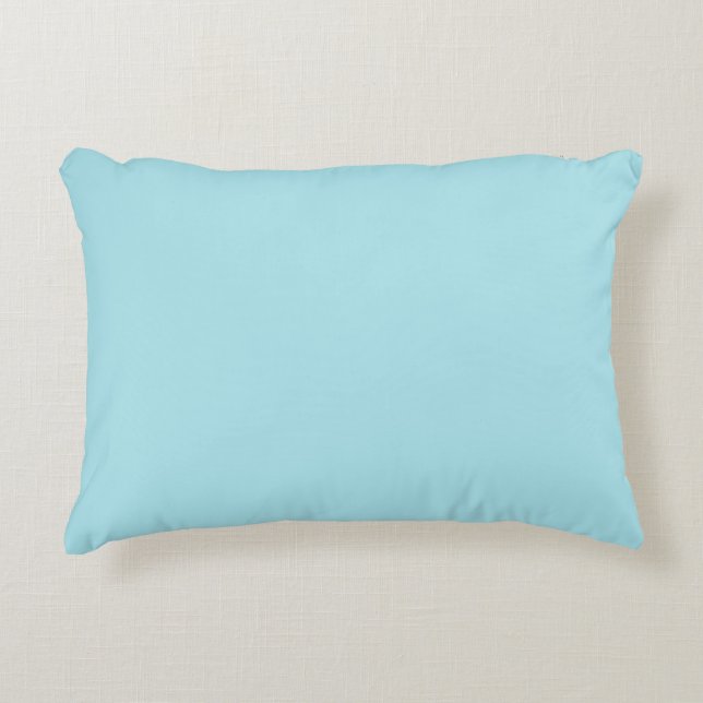 Almofada Decorativa Azul Blizzard (cor sólida)   (Frente)
