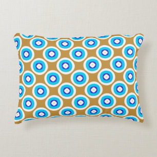 Almofada Decorativa Azul e Amarelo
