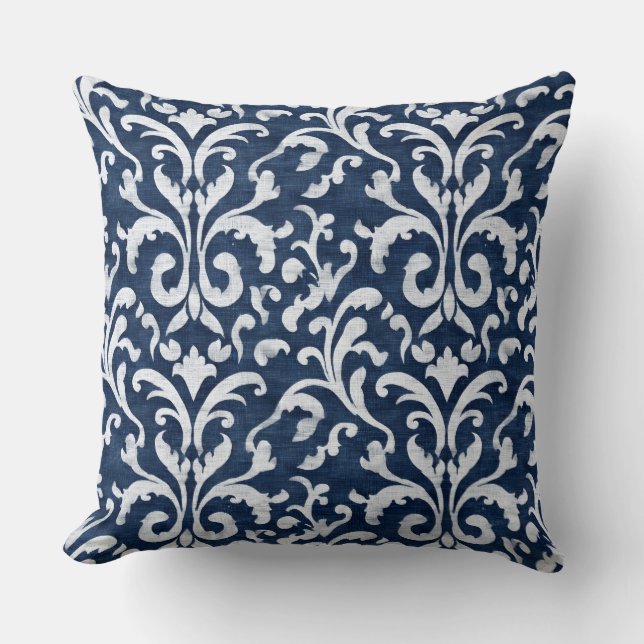 Almofada Decorativa Azul para Lançar (Frente)