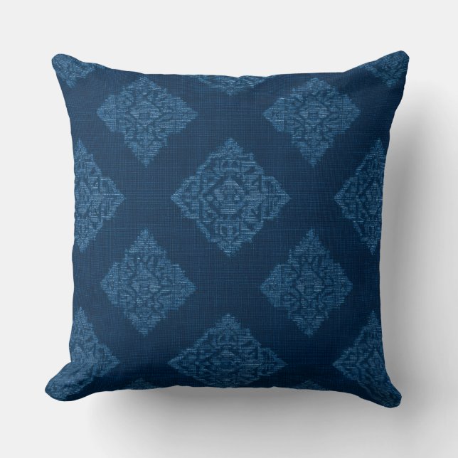 Almofada Decorativa Azul para Lançar (Frente)
