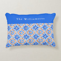 Azulejo Azul Terracota Personalizado Telha Mediter