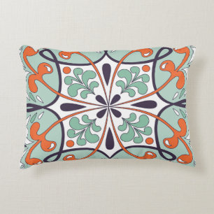 Almofada Decorativa Azulejo Oriental marroquino Floral Design