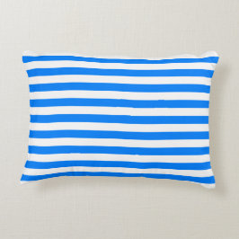 Almofada Decorativa Azure Blue Stripes