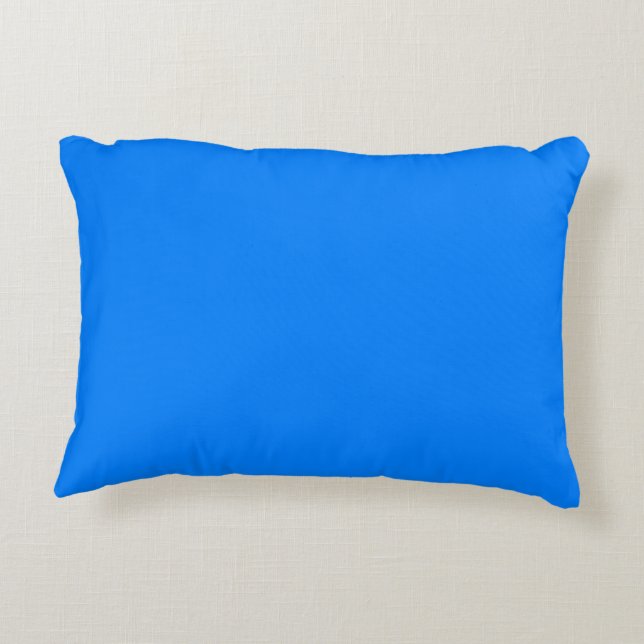 Almofada Decorativa Azure Sólido Azure Azul (Verso)