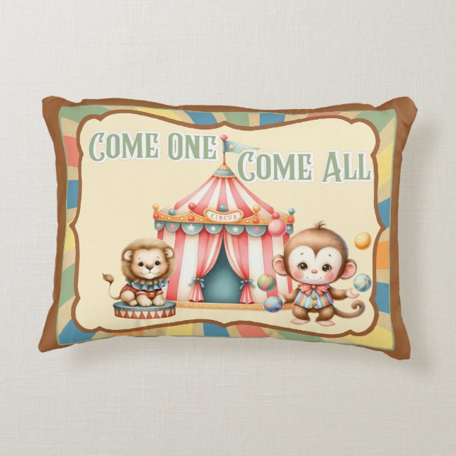 Almofada Decorativa Baby Circus (Verso)