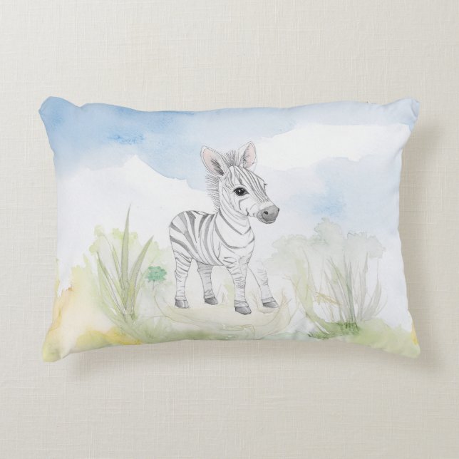 Almofada Decorativa Baby Zebra (Frente)
