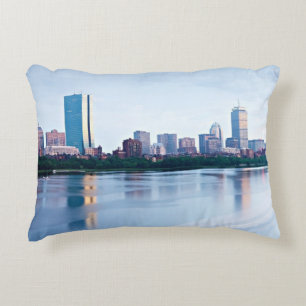 Almofada Decorativa Baía traseira de Boston através de Charles River
