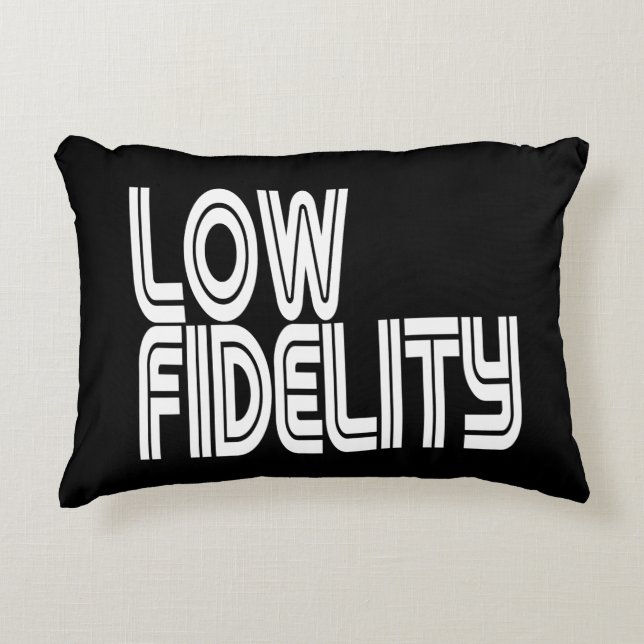 Almofada Decorativa Baixa Fidelidade (Frente)