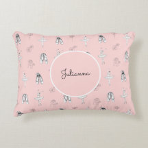 Ballerina rosa e flores