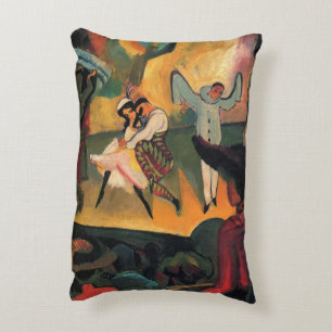 Almofada Decorativa Ballet Russes, Balé Russo por August Macke