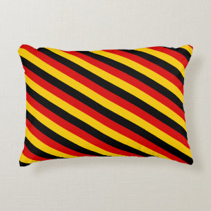 Almofada Decorativa Bandeira alemã e viagem da Alemanha, fãs de fér