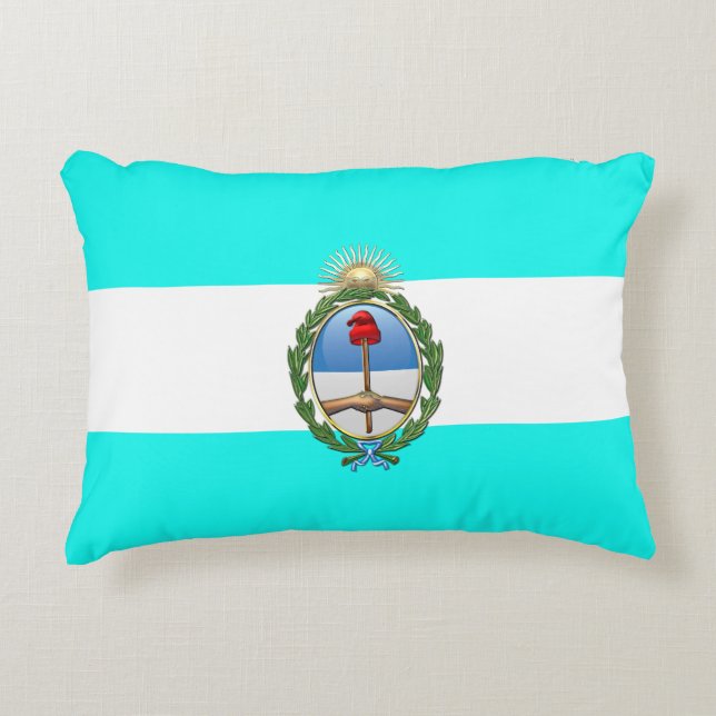 Almofada Decorativa Bandeira argentina (Frente)