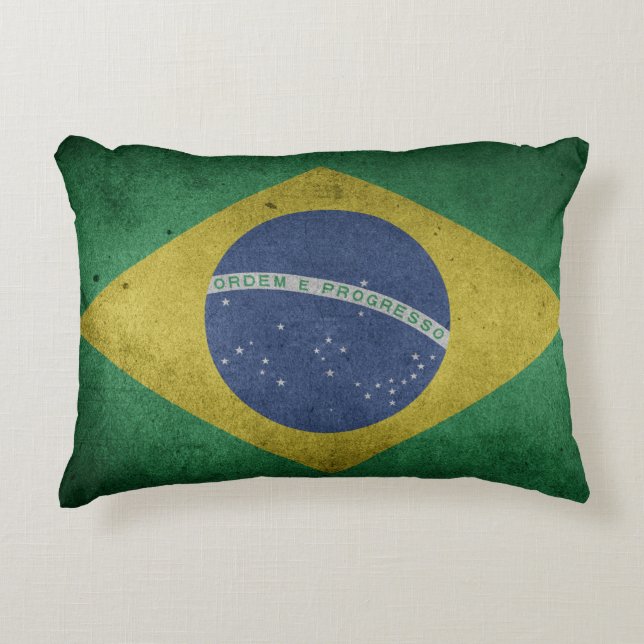 Almofada Decorativa Bandeira brasileira (Frente)