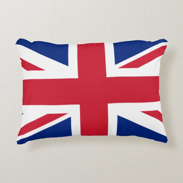 Almofada Decorativa bandeira britânica (Frente)