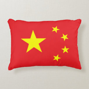 Almofada Decorativa Bandeira Chinesa