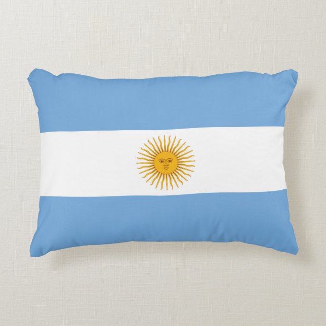 Almofada Decorativa Bandeira da Argentina (Frente)