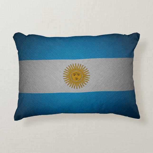 Almofada Decorativa Bandeira da Argentina (Frente)