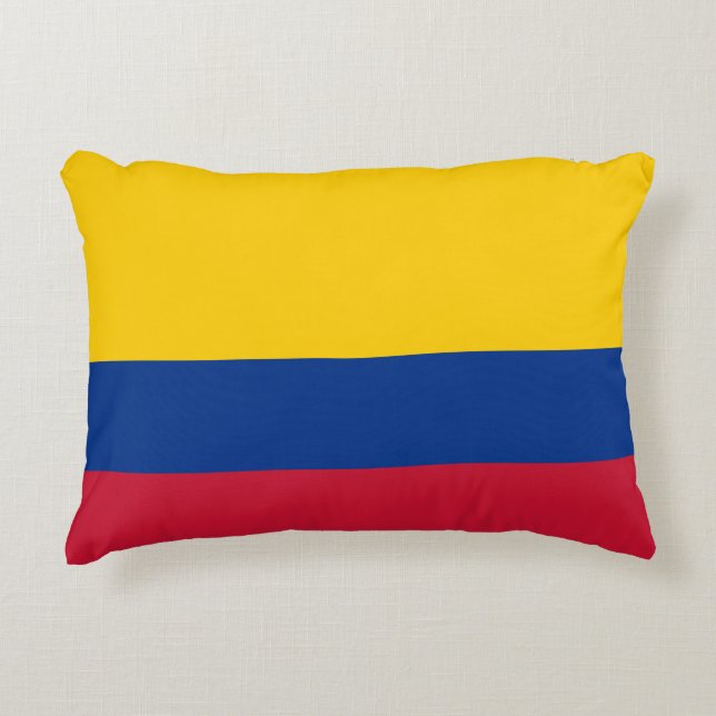 Almofada Decorativa Bandeira da Colômbia (Frente)