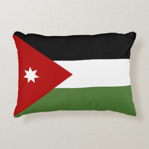 Almofada Decorativa bandeira da Jordânia