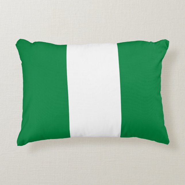 Almofada Decorativa Bandeira da Nigéria (Frente)