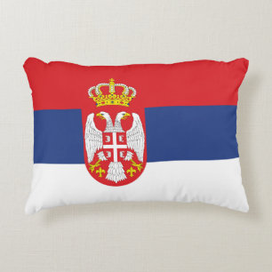 Almofada Decorativa Bandeira da Sérvia