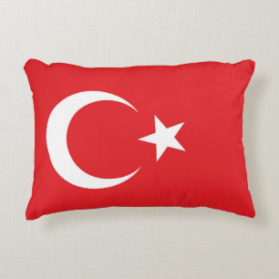 Almofada Decorativa Bandeira da Turquia